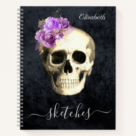 Gothic Personalisiert Sketch Book Notizbuch