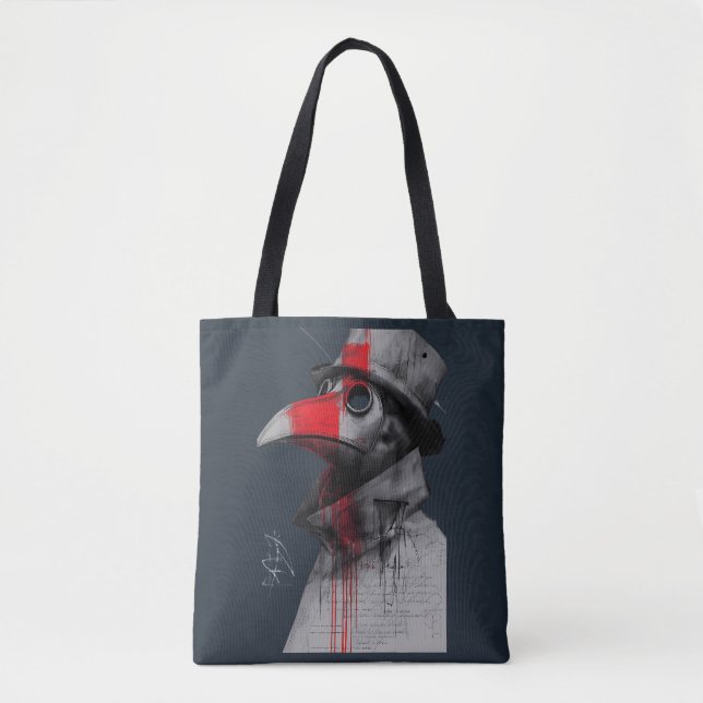 Gothic-Pestdoktor-Trash-Polka-Tasche Tasche (Vorderseite)