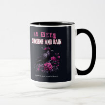 Gothic Pink Roses Tasse