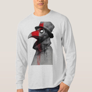 Gothic-Plage-Arzt-Trash-Polka-Langarmshirt T-Shirt