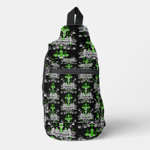 Gothic Post Punk Fashion Zubehör Crossbody Bag
