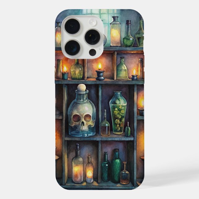 Gothic-Potionsflaschen - Dunkle Fantasy-Witchy  iPhone 15 Pro Max Hülle (Rückseite)