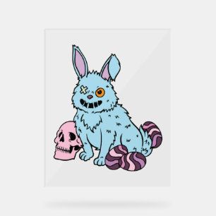 Gothic Rabbit Gothic Bunny Gothic Oster Emo Goth Acrylschild