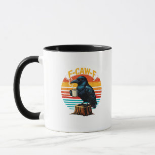 Gothic Rabe Lustiger Halloween-F-Krächz-F-Kaffee Tasse