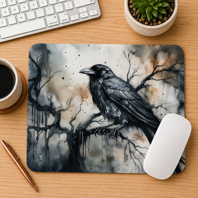 Gothic Rabe  Mousepad (Von Creator hochgeladen)