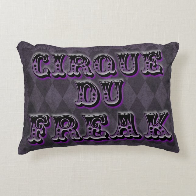 Gothic Raute Cirque du Freak Dekokissen (Vorderseite)