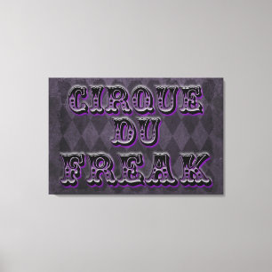 Gothic Raute Cirque du Freak Leinwanddruck