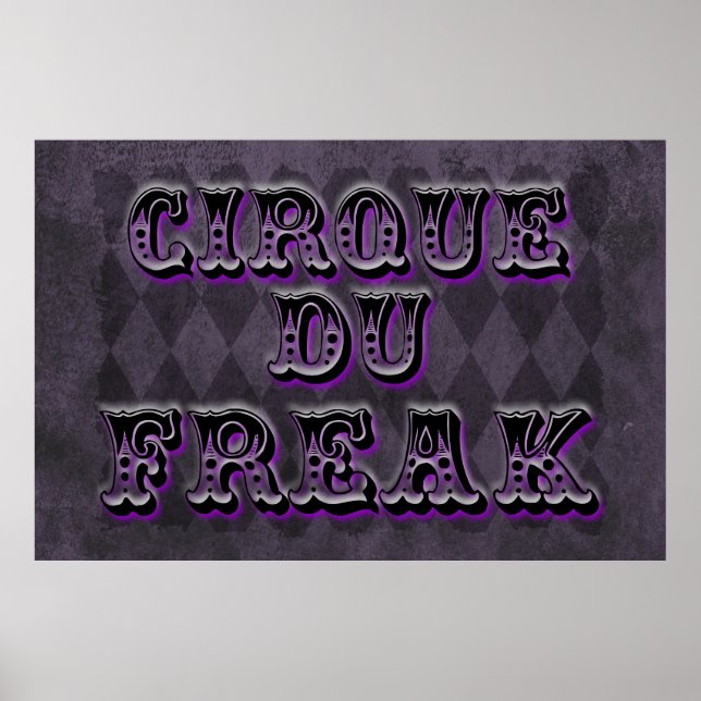 Gothic Raute Cirque du Freak Poster (Vorne)