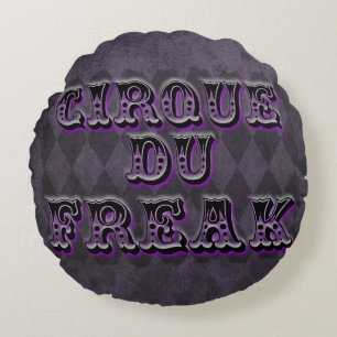 Gothic Raute Cirque du Freak Rundes Kissen