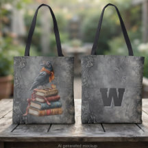 Gothic Raven Bibliothek Herbst Saisonale Ästhetik