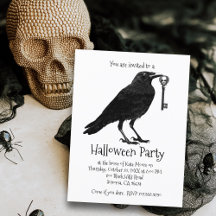 Gothic Raven Halloween-Party