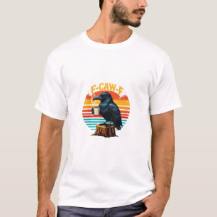 Gothic Raven Lustiger Halloween F Krächz F Kaffee T-Shirt