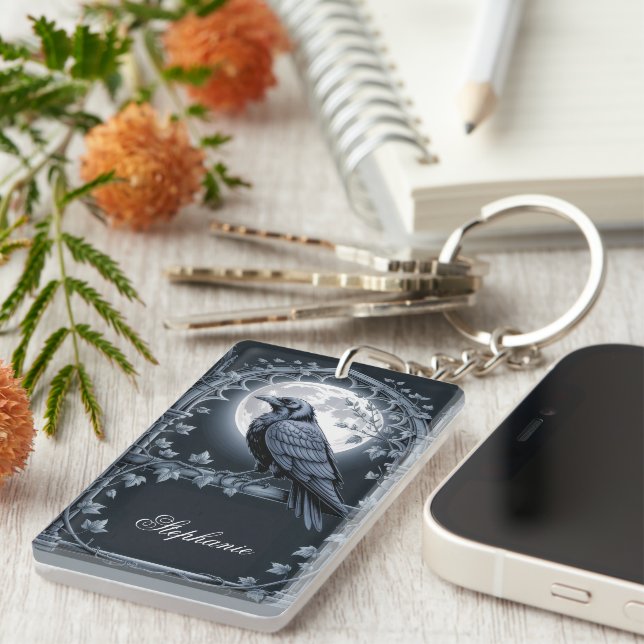 Gothic Raven Moon Dark Academia (Devant droit)