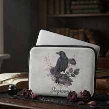 Gothic Raven Personalisierte Dunkle Flora