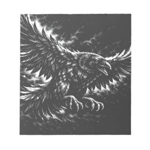 Gothic Raven – von BurnsInHell Notizblock