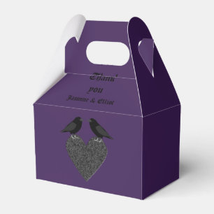Gothic Ravens und Black Heart Custom Geschenkschachtel