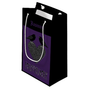 Gothic Ravens und Black Heart Custom Kleine Geschenktüte