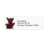 Gothic Red Goblin Fantasy Demon Creature