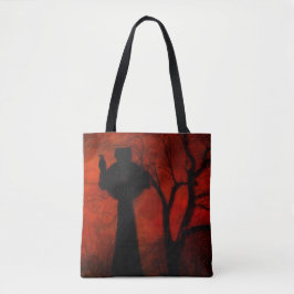 Gothic Red Halloween Night Tasche