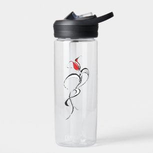 Gothic Red Rose Lady Surrealer Stammes-Tätowierkun Trinkflasche