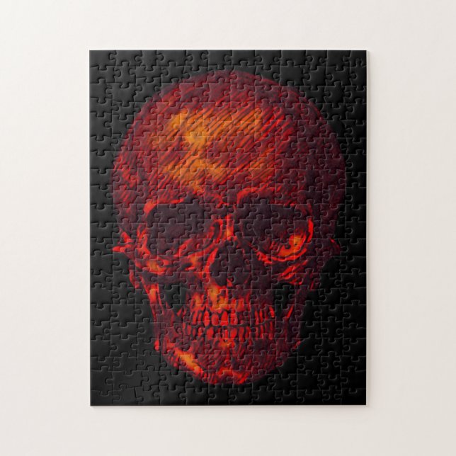 Gothic Red Skull (Vertikal)