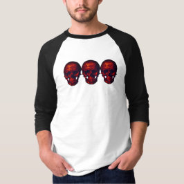 Gothic Red Skulls T-Shirt