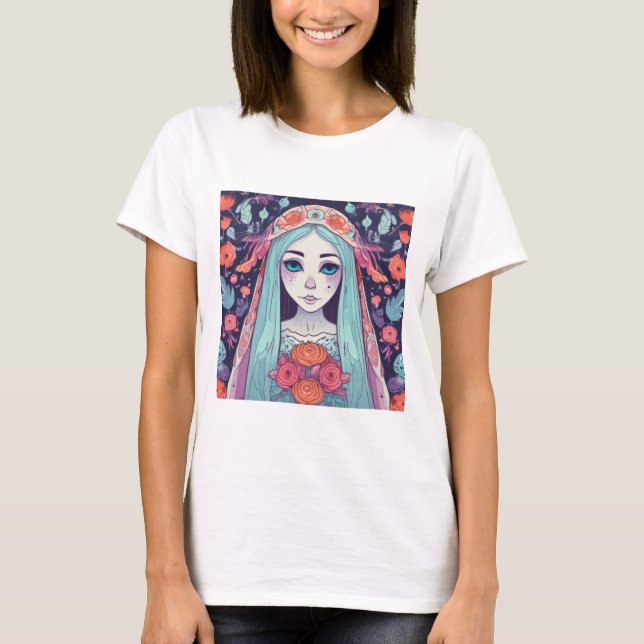 Gothic Reverie Lovely Bride T-Shirt (Vorderseite)