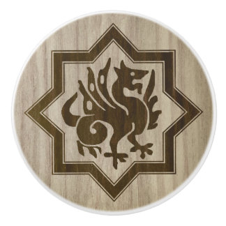 Gothic Revival Dragon Ceramic Pull Keramikknauf