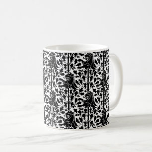Gothic Revival Lions Coffee Tasse