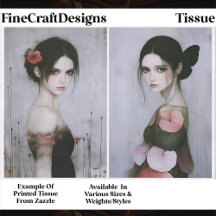 Gothic Romance Ethereal Women, Pair EX5 Decoupage