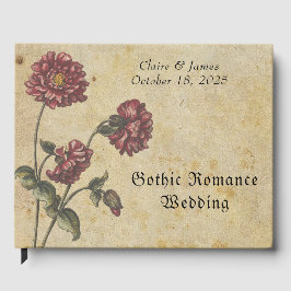 Gothic Romance Mariage livre d'hôtes - Dark & Eleg