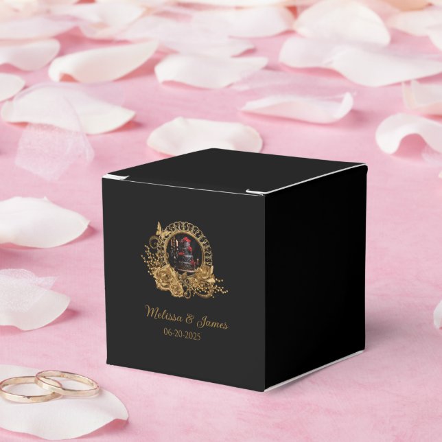 Gothic Romance Wedding Geschenkschachtel (Hochzeit)