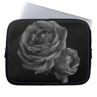 Gothic Romantic Black Rose Laptopschutzhülle