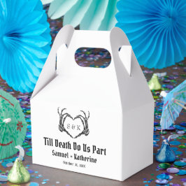 Gothic Romantic Skeleton Hand Halloween Hochzeit Geschenkschachtel