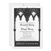 Gothic-Romanze-Einladung