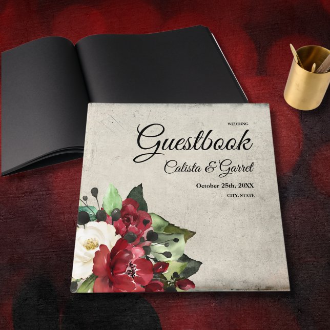 Gothic Rose Guestbook Gästebuch (Von Creator hochgeladen)