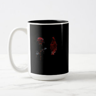 Gothic Rotkäppchen-Kaffeetasse Halloween-Dunkelh Zweifarbige Tasse