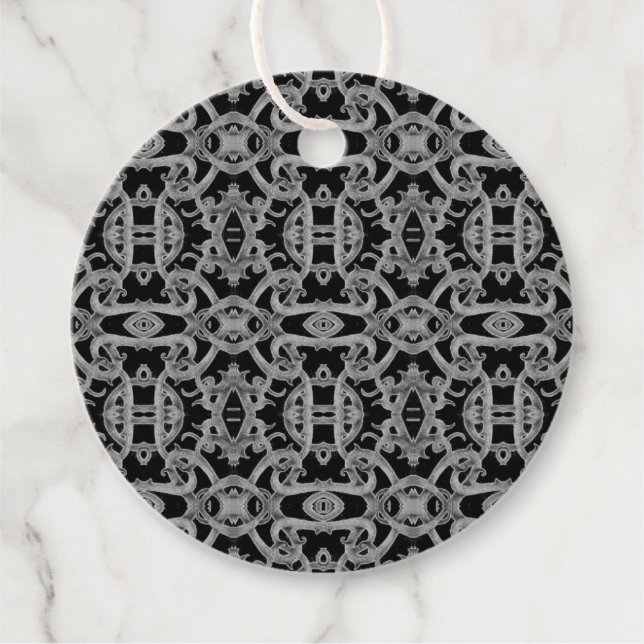 GOTHIC Runde Geschenkanhänger (Vorderseite)