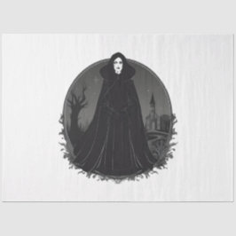 Gothic Salem Hexe um Mitternacht Seidenpapier