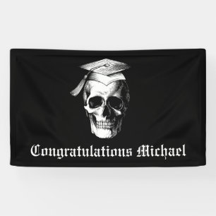 Gothic Schädel Abschlussfeier Radiologie Banner
