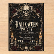 Gothic-Schädel-Halloween-Party