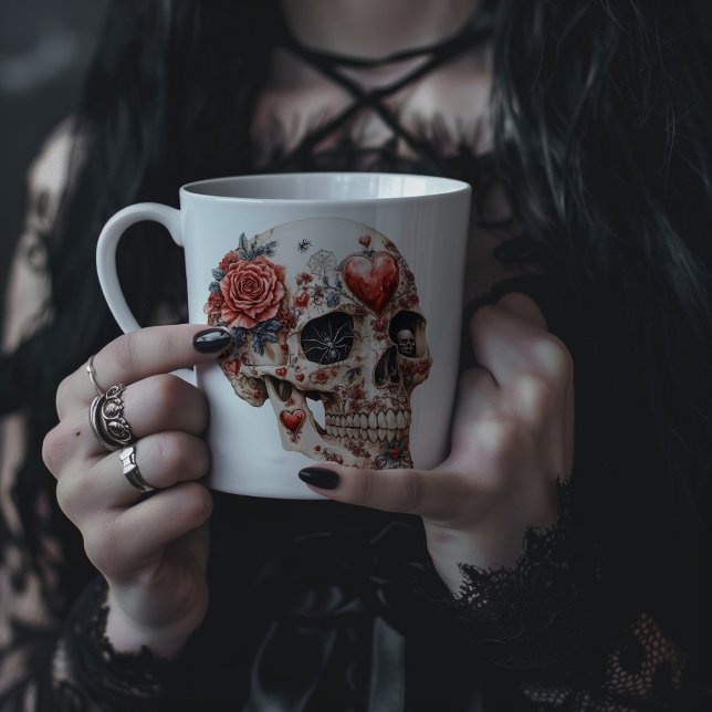 Gothic-Schädel Kaffeetasse (Von Creator hochgeladen)