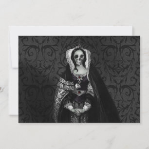 Gothic Schädel Lady Save The Date
