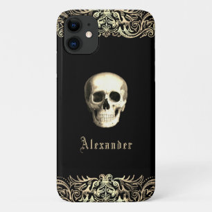 Gothic-Schädel personalisiert Case-Mate iPhone Hülle