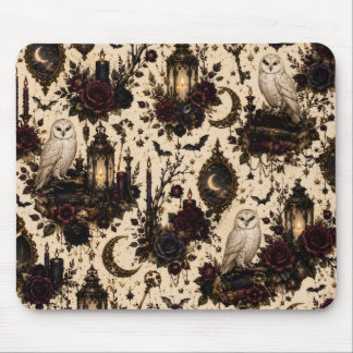 Gothic Schleiereulen-Mauspad Mousepad