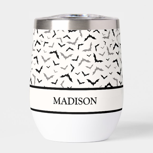 Gothic-Schwarze Hochzeitsfledermaus (Vorderseite)