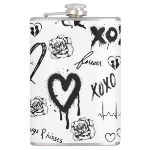 Gothic Seamless Pattern Flachmann