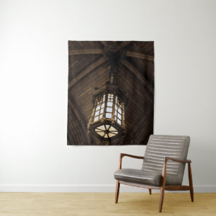 Gothic Sepia Hanging Light Wandteppich