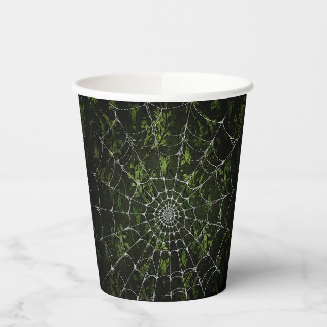 Gothic Silver Web erschüttert Pappbecher (Links)