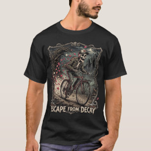 Gothic Skeleton Fahrrad Makaber T-Shirt